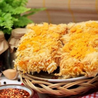 Cơm cháy chà bông trứng muối Rộp Rộp gói 250gr