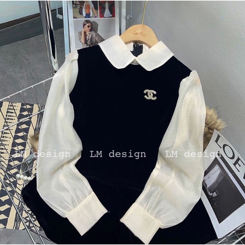 SET ÁO NHUNG+QUẦN - TẶNG KÈM TAG - Pinkger shop