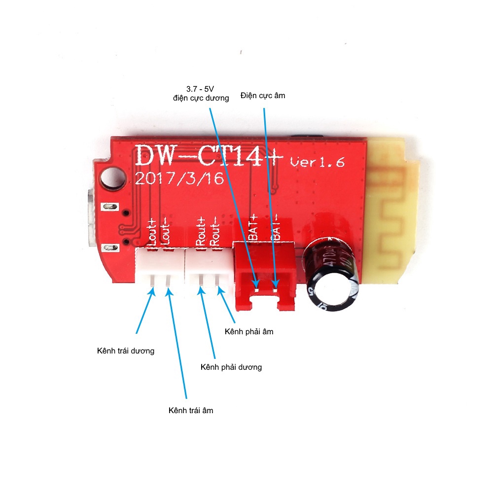 Module âm thanh bluetooth 4.2 JZ-B5W2