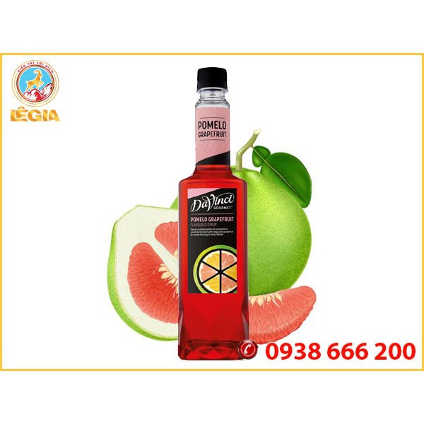 Siro Davinci Bưởi Hồng 750ml - Davinci Pinkgrapefruit Syrup