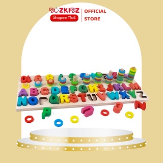 Đồ chơi giáo dục - Cột tính học đếm kèm bảng chữ cái tiếng Anh - DOZKIDZ