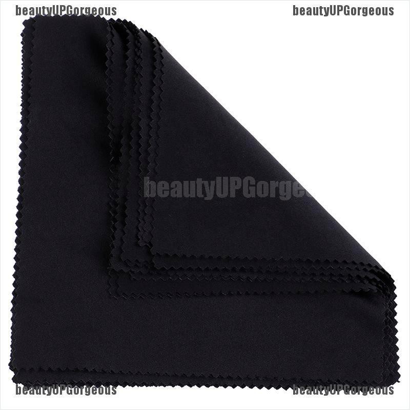 Set 10 tấm vải đen lau mắt kính tiện dụng