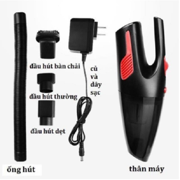 Máy Hút Bụi Ô Tô – Máy Hút Bụi Mini Không Dây Và Có Dây Sử Dụng Tiện Lợi Trên Ô Tô, Xe Hơi