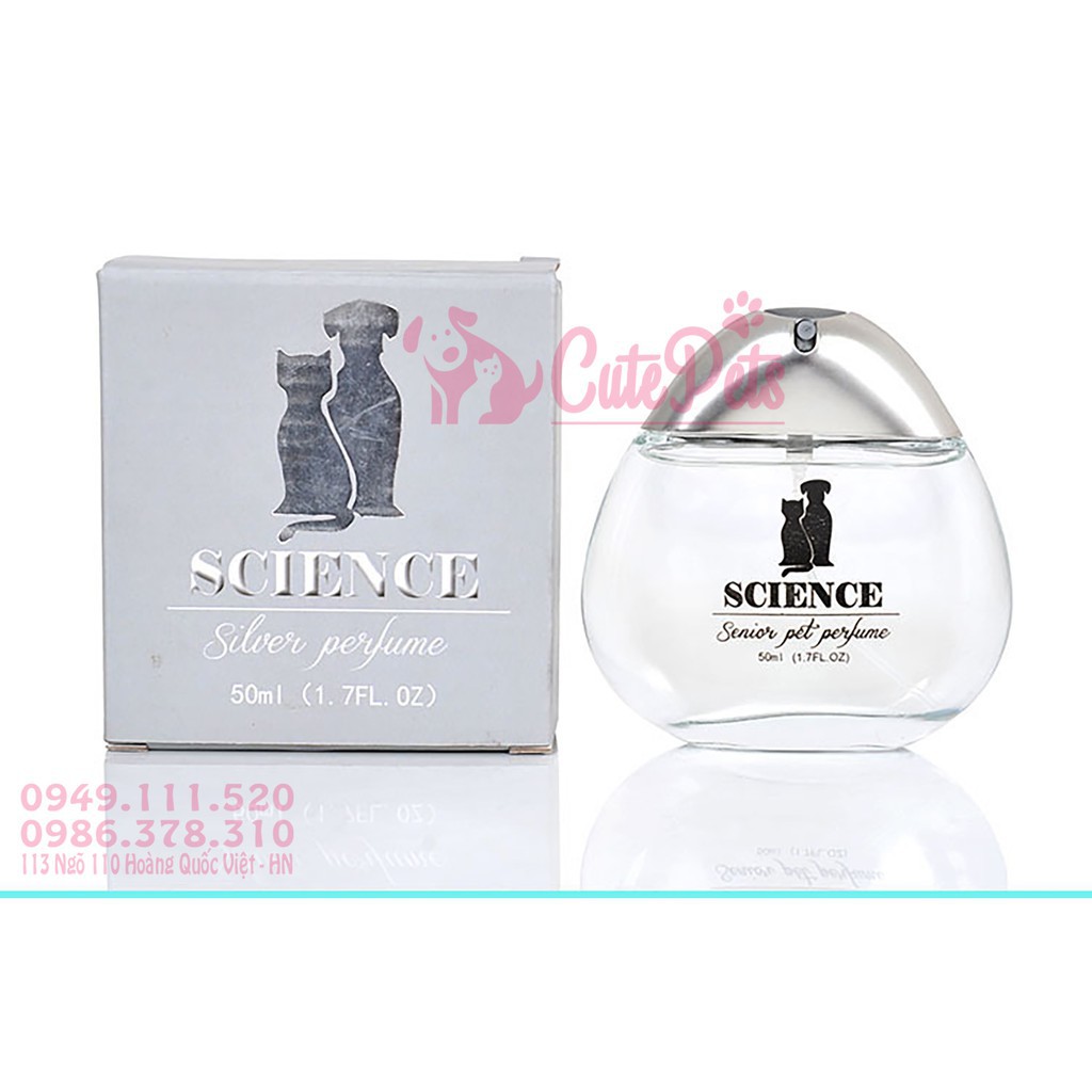 Nước Hoa SCIENCE Pet Perfume dành cho thú cưng - Thức ăn chó mèo CutePets