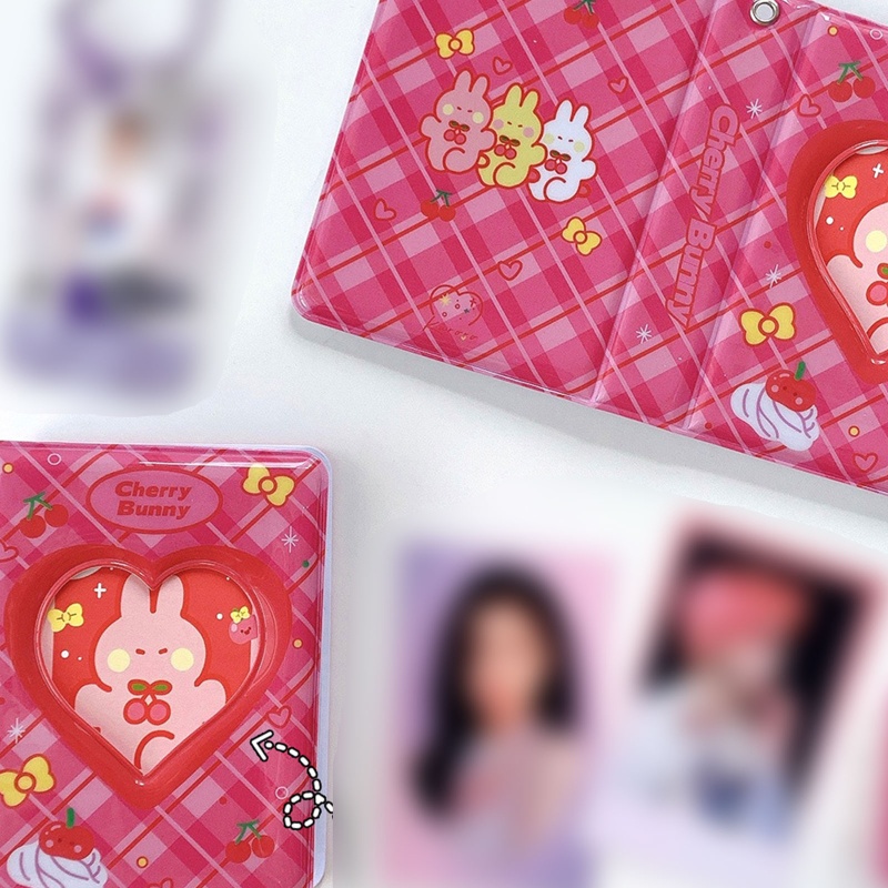Album Ảnh 3 Inch 40 Ngăn Hình Trái Tim Dễ Thương