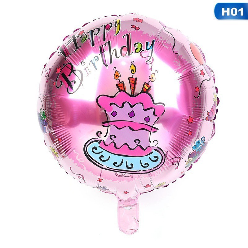 Bong bóng nhôm hình chữ Happy Birthday