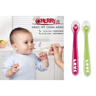 Set 2 thìa ăn sillicone ăn dặm Munchkin