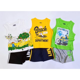 Bộ ba lỗ Oldnavy bé trai nhí size 1-5 tuổi