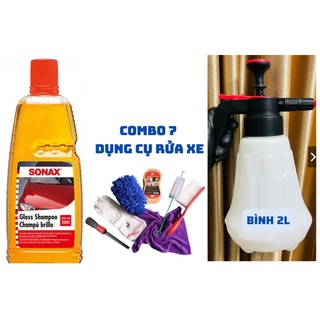 Nước rửa xe Sonax dung dịch xà phòng rửa xe chuyên dụng Sonax Gloss Shampoo 1L