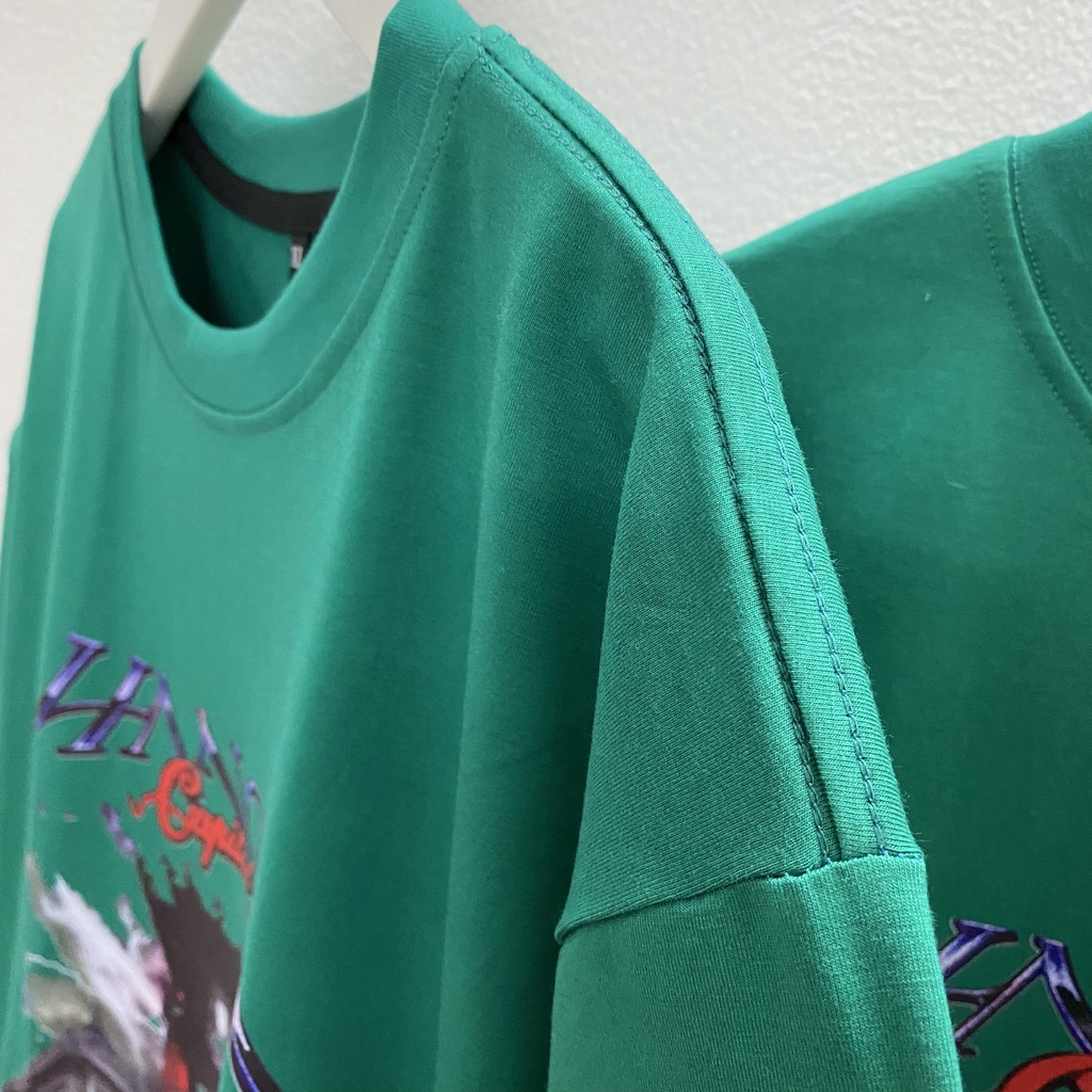 Áo thun tay lỡ HADES HANOI CAPITAL, Áo thun unisex nam nữ form rộng oversize chất liệu Cotton Thái