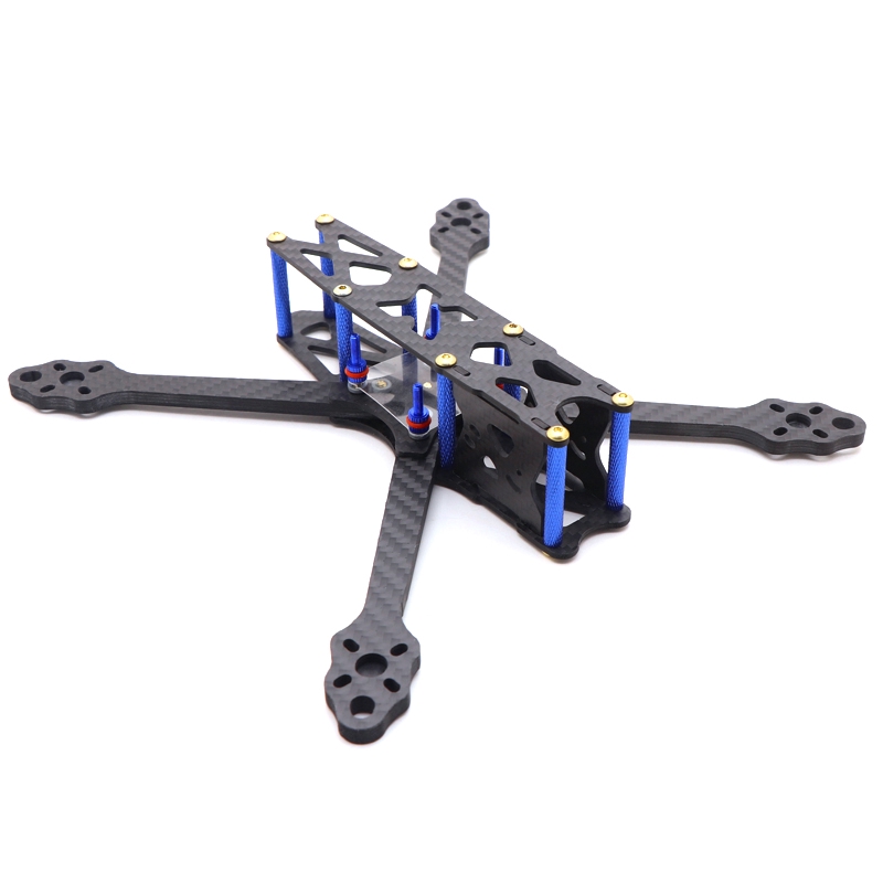 HSKRC JOHNNY V2 225mm 5 Inch 5mm Arm Carbon Fiber Frame Kit 106g for RC Drone FPV Racing