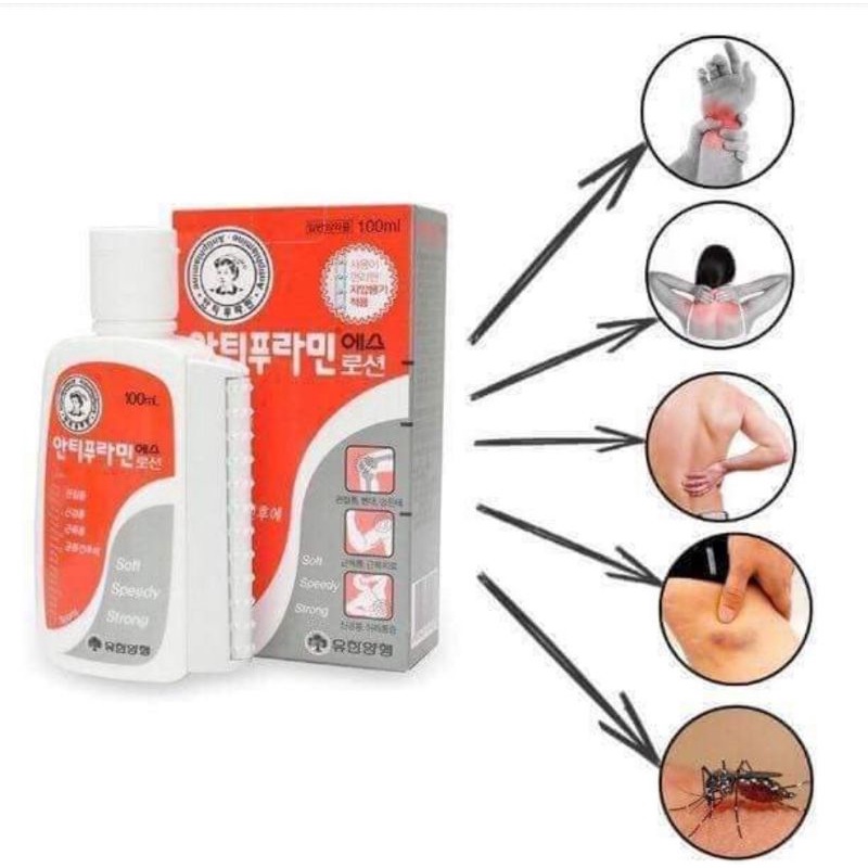 [100Ml] Dầu Nóng Xoa Bóp Giảm Đau Nhức Xương Khớp Antiphlamine