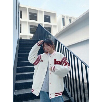 (K1) áo khoác bomber bóng chày thêu chữ size M đến 2xl(kèm video ảnh khách mặc size M L ) | BigBuy360 - bigbuy360.vn