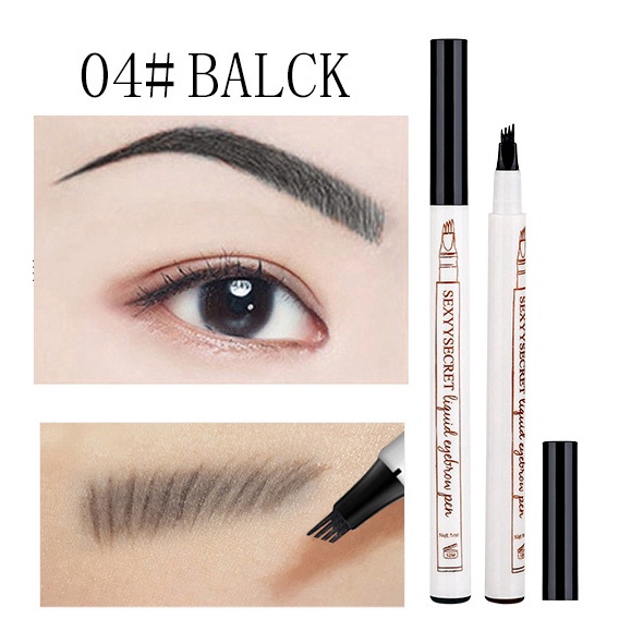 Bút Kẻ Lông Mày 4 Màu Tùy Chọn Cao Cấp