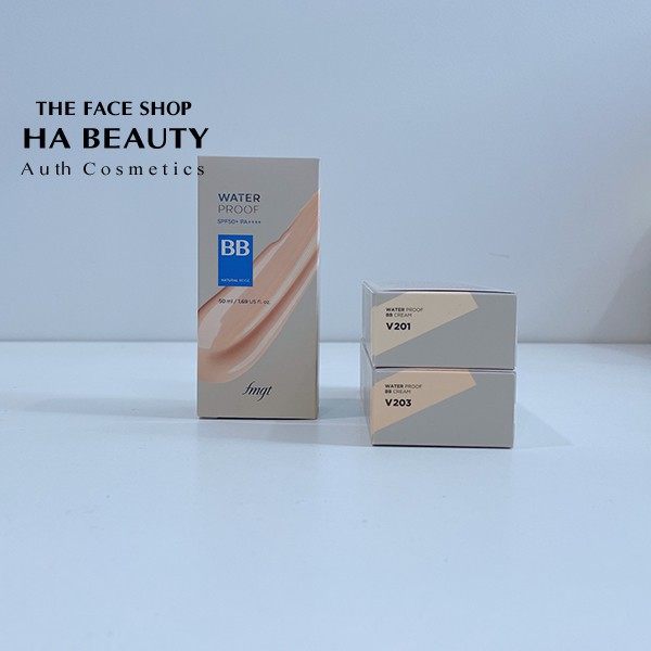 Kem nền che khuyết điểm trang điểm đa năng lâu trôi chống nắng SPF50+PA+++ WaterProof BB The Face Shop 50ml | BigBuy360 - bigbuy360.vn