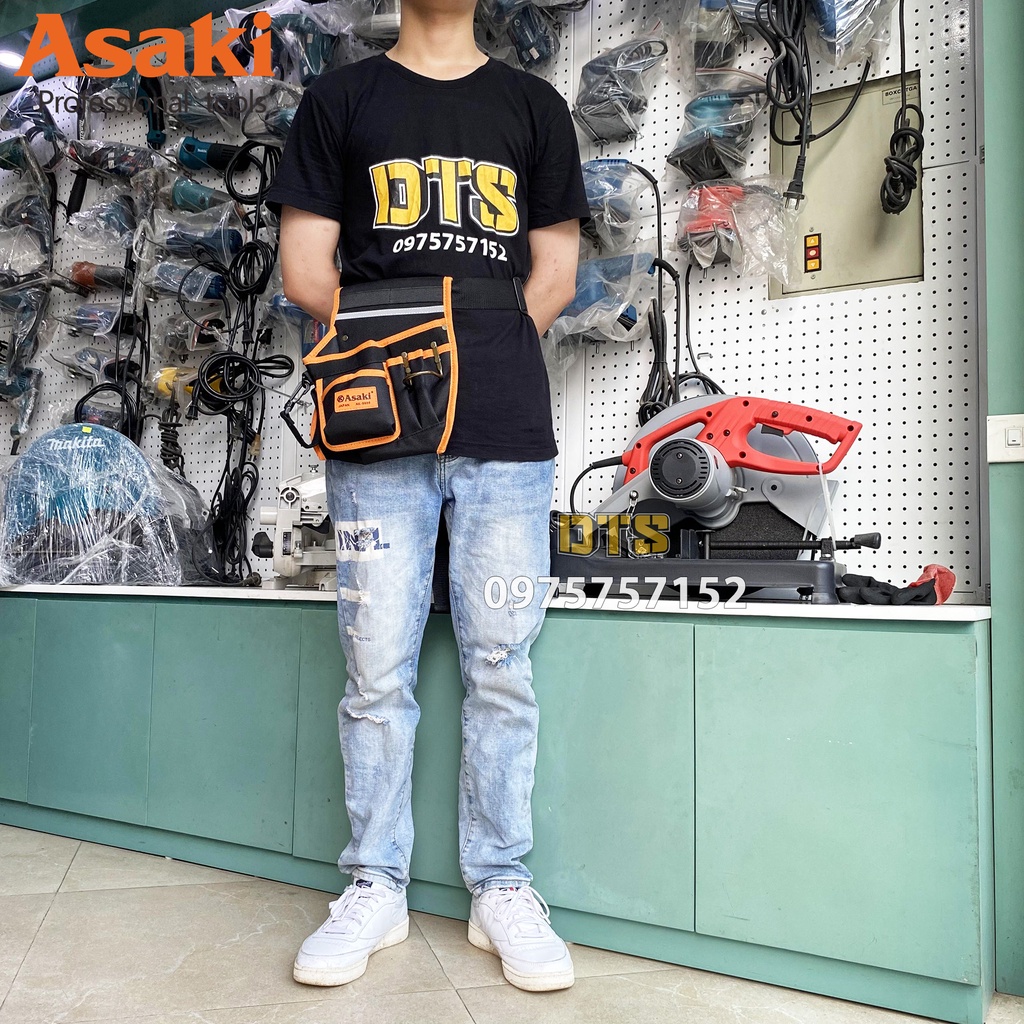 Túi đeo thắt lưng đựng dụng cụ đồ nghề Asaki AK-9986