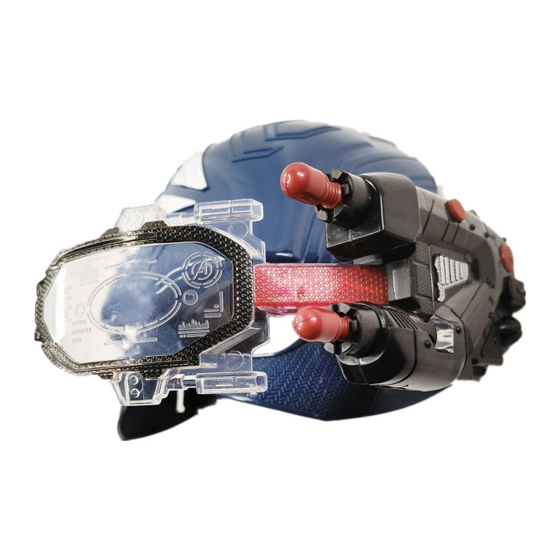 1 Mặt Nạ Hóa Trang Iron Man Captain America Có Đèn LED