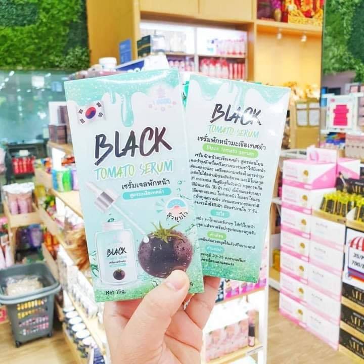 Serum Cà chua đen 𝐁𝐋𝐀𝐂𝐊 𝐓𝐎𝐌𝐀𝐓𝐎 Thái Lan 15gram