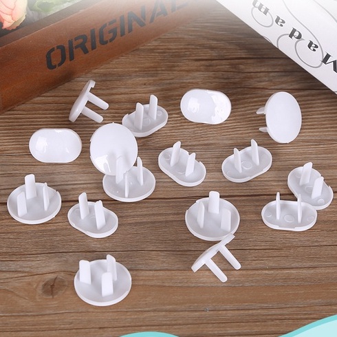Sét 10 Nút Bịt Ổ Cắm Điện Chống Giật An Toàn Cho Bé Yêu H173