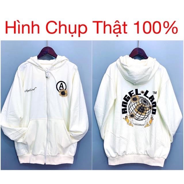 Áo Hoodie Không Xù lông Dành Cho Nam Cho Nữ Có Mũ Chất Nỉ Form rộng in hình Angel Land Đôi Unisex ( Kèm Ảnh Thật) | BigBuy360 - bigbuy360.vn