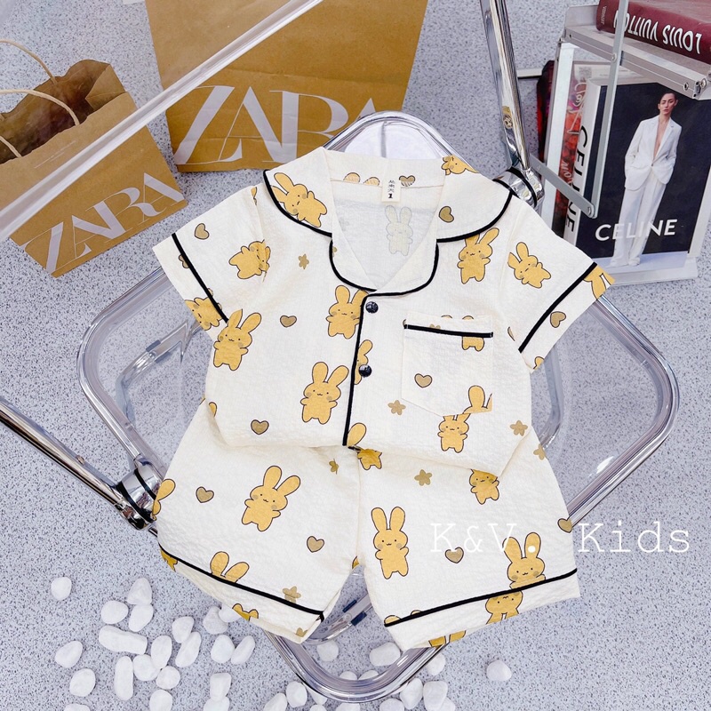 Set bộ Pijama/ Bộ đồ ngủ mặc nhà xinh xắn cho bé trai bé gái