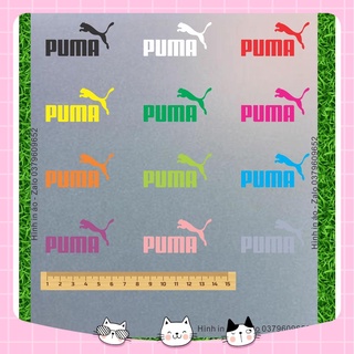 Hình ủi Puma Post 2 nhiều màu trang trí áo quần đẹp mêli