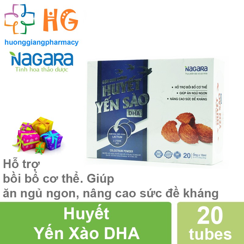 Đạm dinh dưỡng Huyết Yến Sào DHA+. Hỗ trợ bồi bổ cơ thể, tiêu hóa tốt, tăng cường sức đề kháng, ăn ngon ngủ ngon cho bé