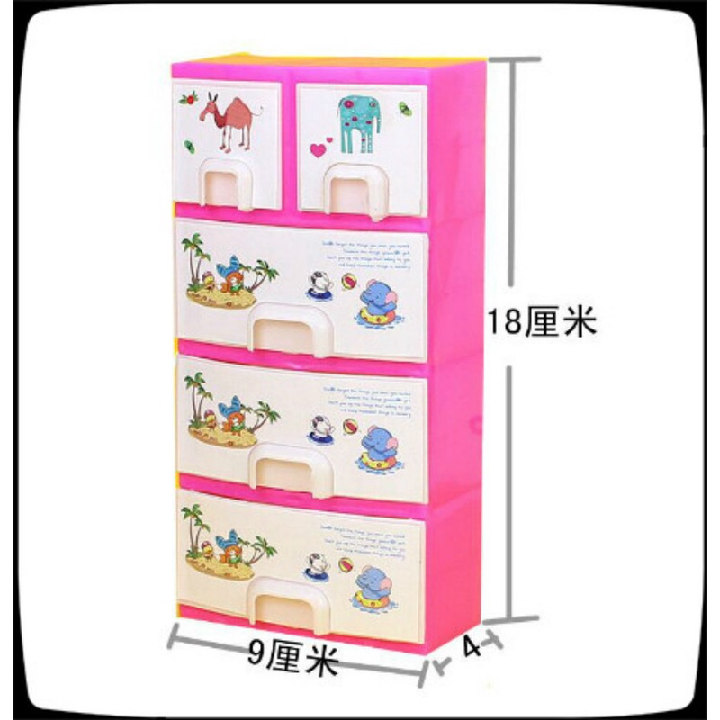 Tủ ngăn kéo thời trang cho nhà búp bê