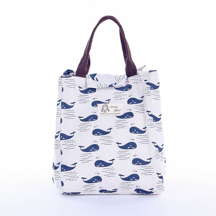 Túi đựng đồ đi chợ hộp cơm giữ nhiệt đa năng có lớp chống bẩn khóa kéo chắc chắn đi làm dã ngoạiyoungcityshop 30.000