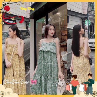 VNU259 - VÁY 2S HOA NHÍ XOÈ ĐUÔI CÁ