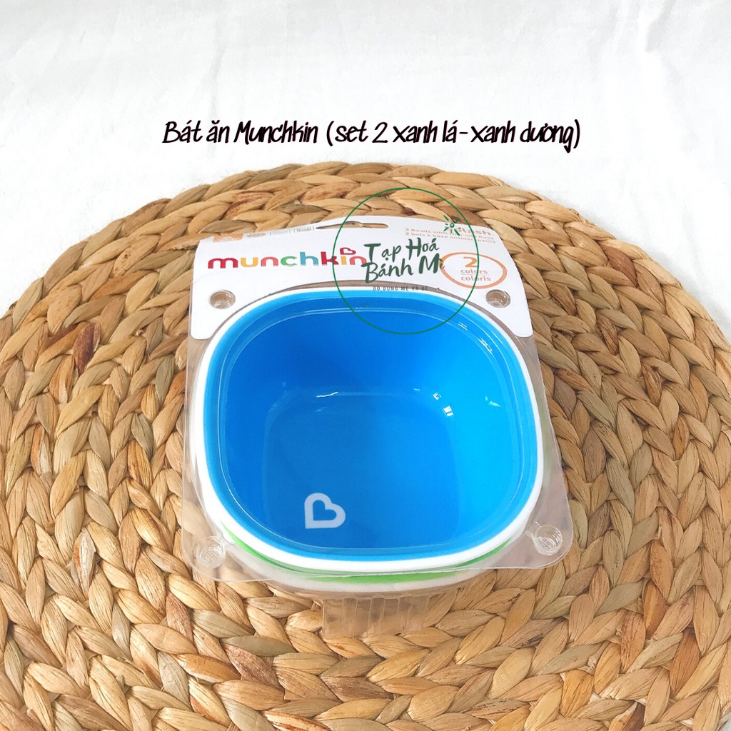 Bát ăn dặm chống trượt Munchkin (lẻ và set 2)