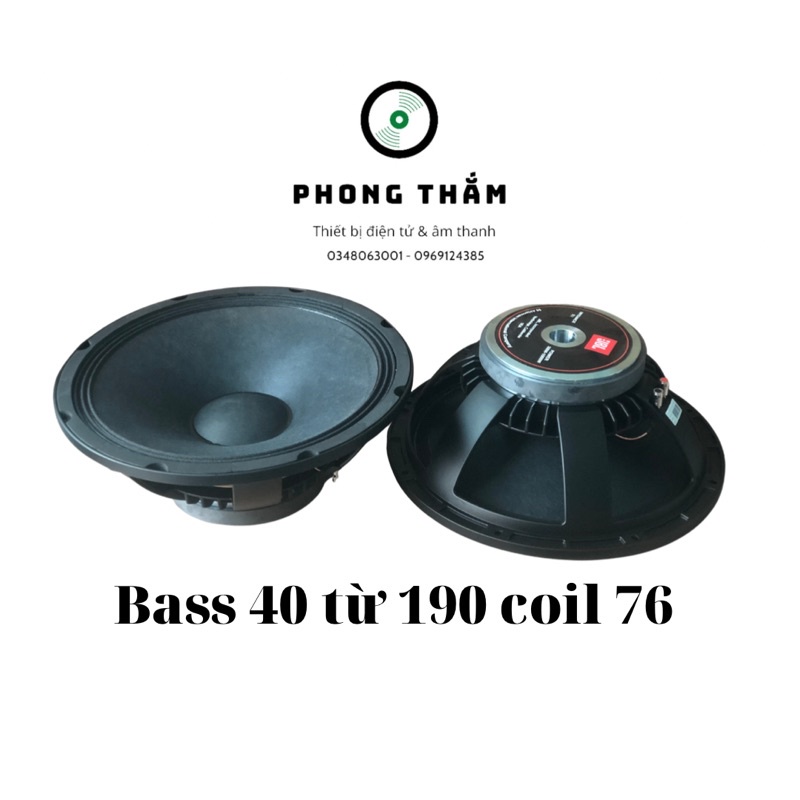 Bass loa 40 từ 190 coil 75 - loa bass 40 coil 76 nhập khẩu