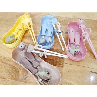 SET THÌA + NĨA + ĐŨA TẬP ĂN GORYEO BABY HÀN QUỐC