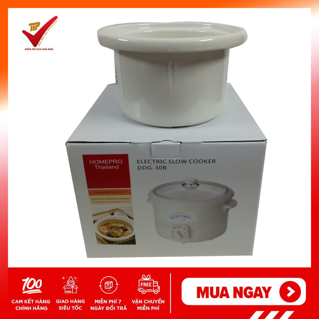 Phụ kiện chính hãng Nồi kho cá, hầm chậm Homepro DDG-30B - Lòng nồi sứ thay thế