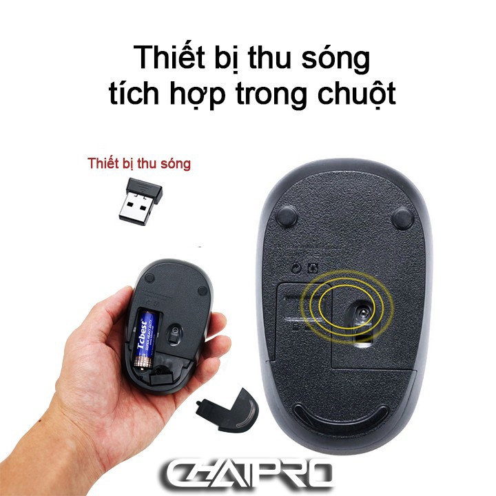 Chuột không dây T-Wolf Q4 chính hãng