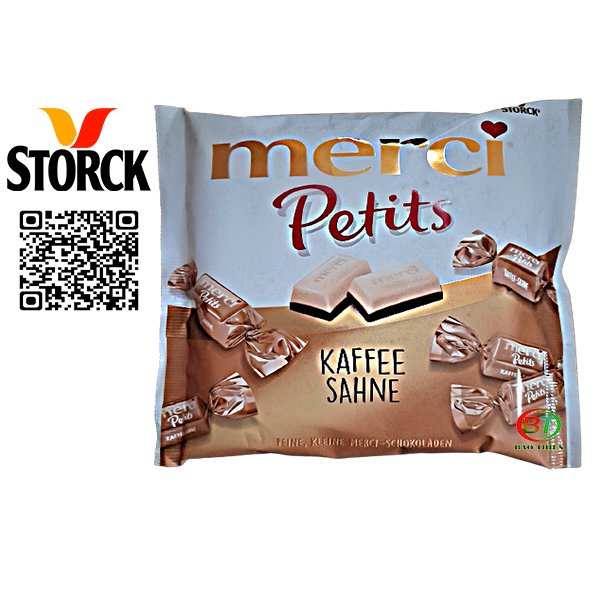 Kẹo sô cô la Merci ( Nhiều vị) gói 125g