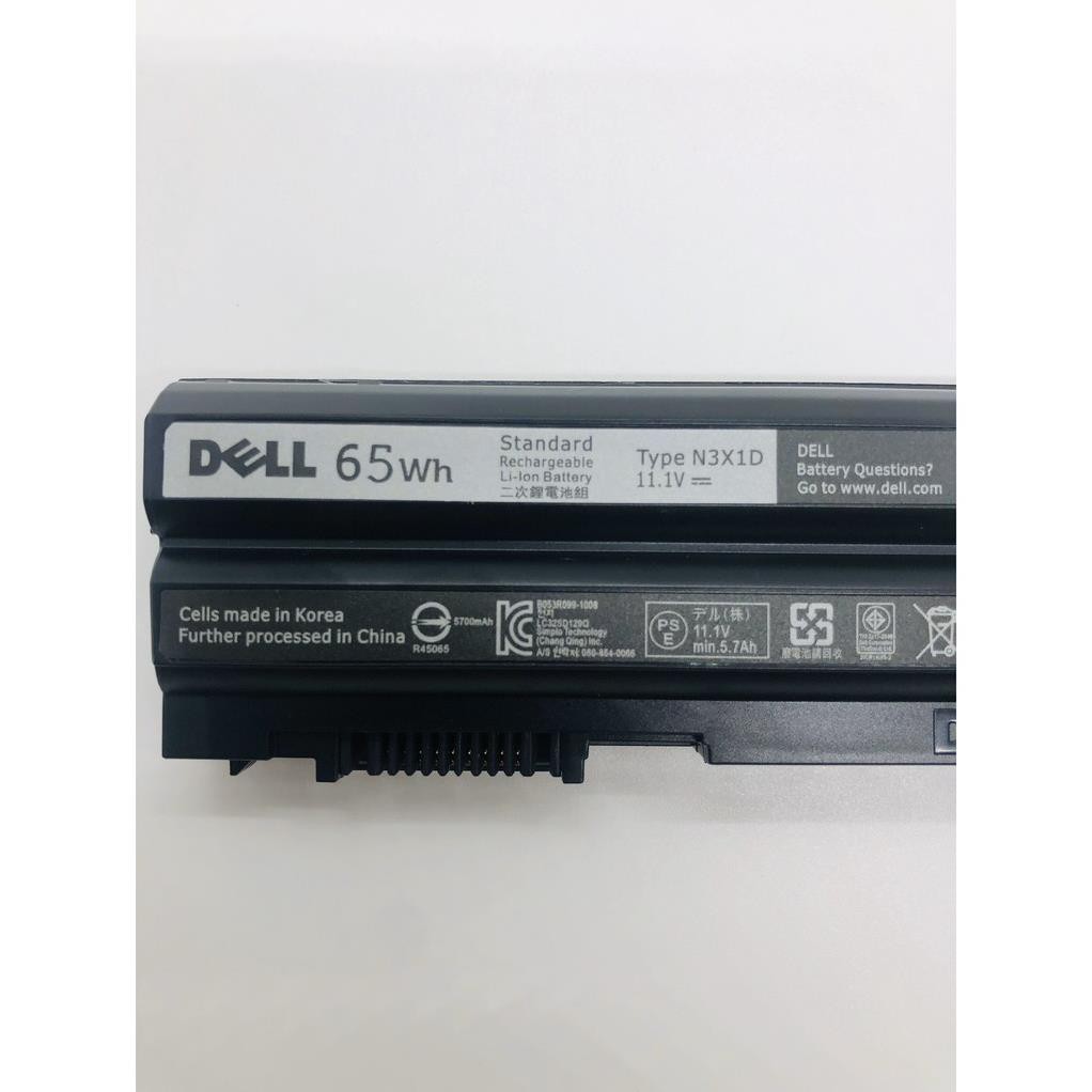💖 Pin Dell Latitude E5420 E5430 E5520 E5530 E6420 E6430 E6520 E6530- logo D.ell mã pin T54FJ-60wh