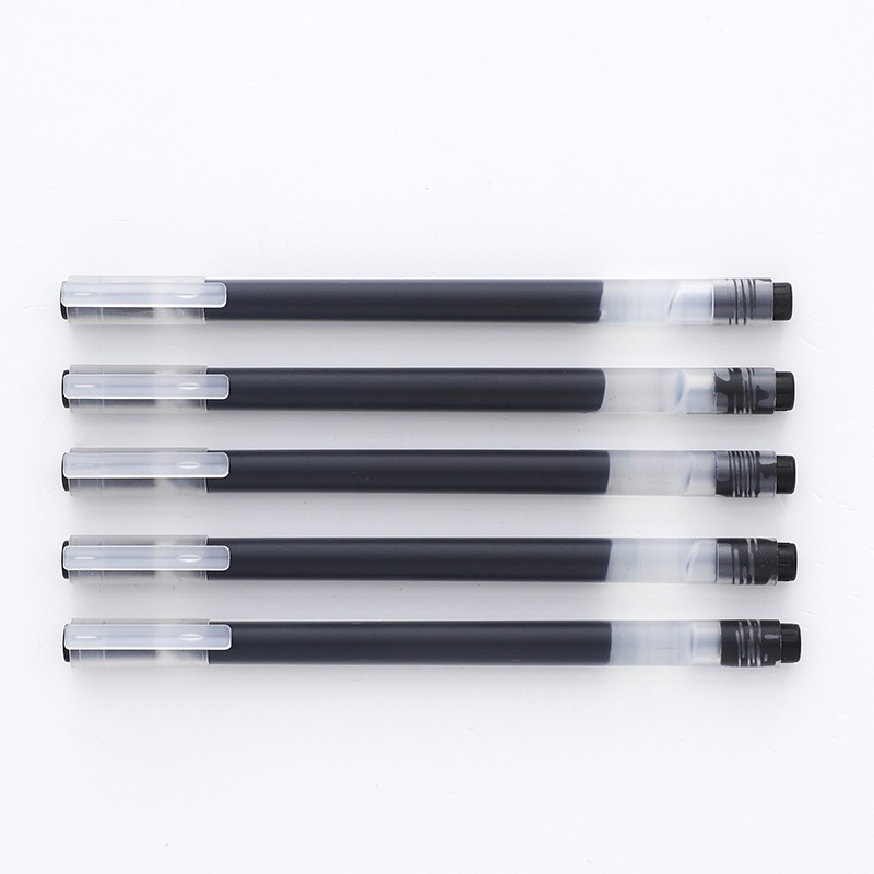 Bút bi mực gel đen ngòi 0.5mm