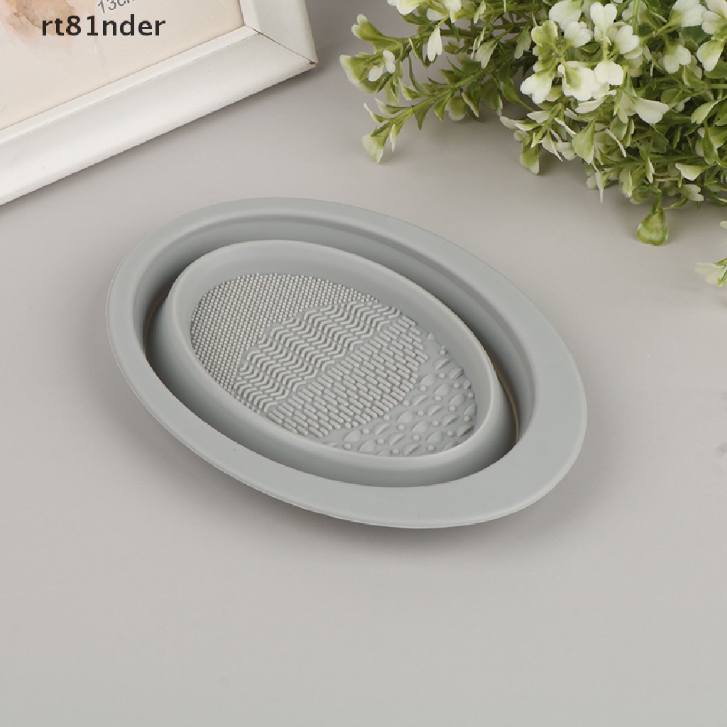 Dụng Cụ Silicone Vệ Sinh Cọ Trang Điểm Gấp Gọn Tiện Lợi