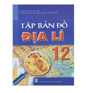 Sách - Tập Bản Đồ Địa Lí 12 - In màu