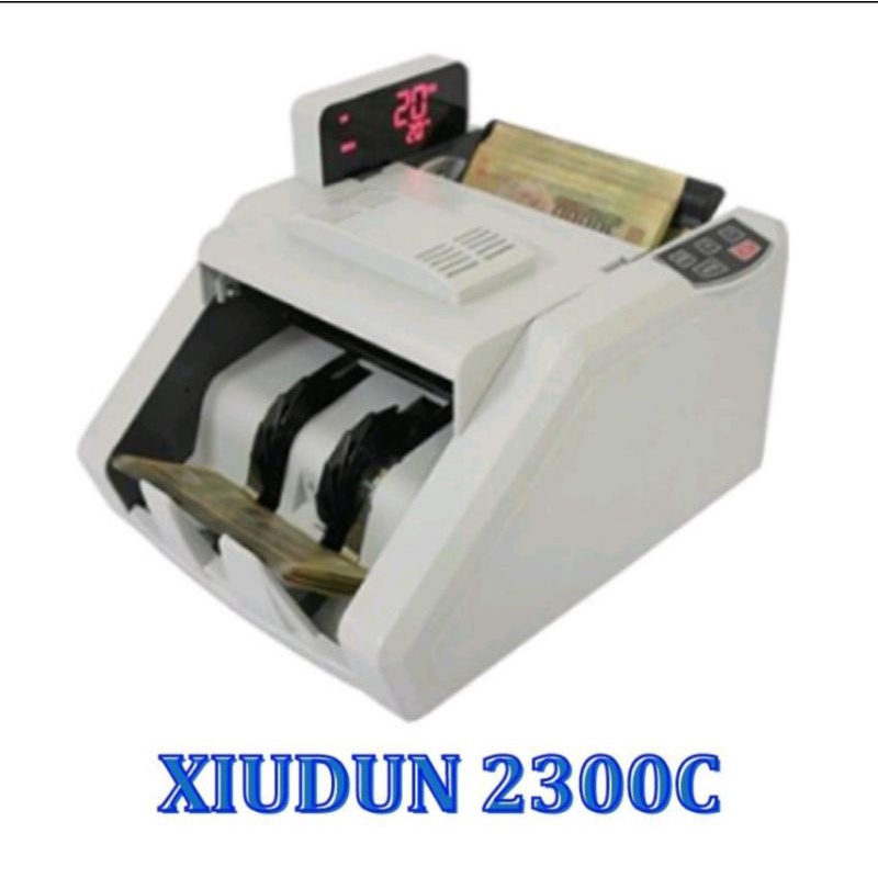 Máy đếm số lượng tờ. Máy đếm tiền Xiudun 2300c. siêu bền, đã cập nhật  mẫu mới 2022