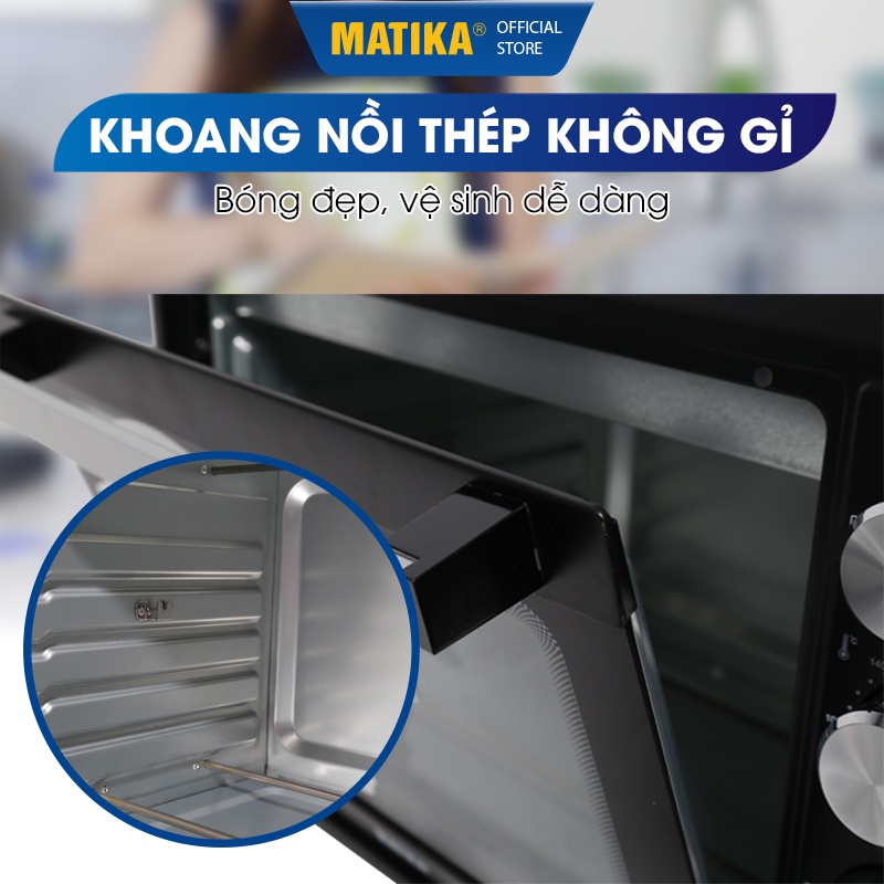 Lò Nướng Điện MATIKA 48L Đa Năng MTK-9248