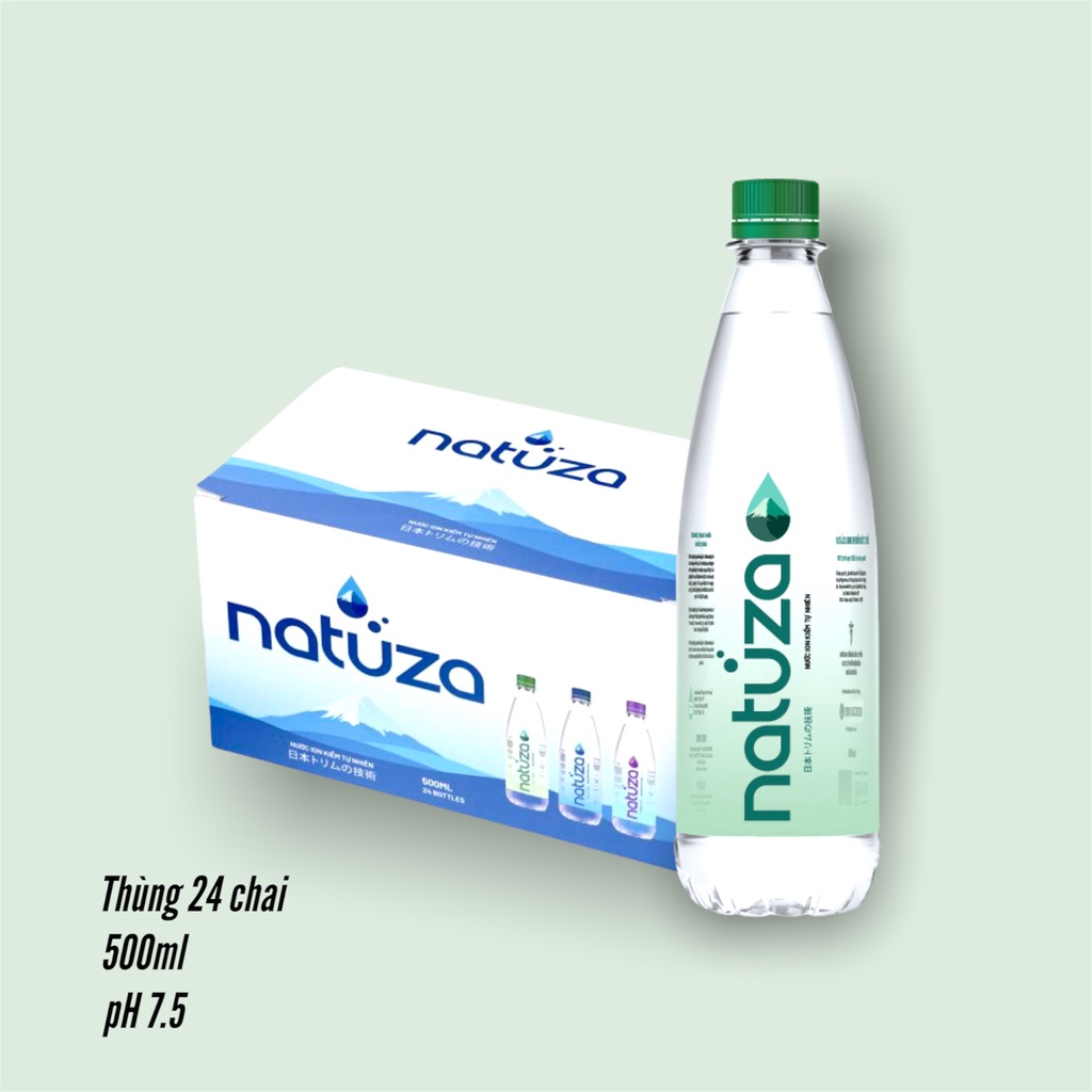 Nước Uống Ion Kiềm Natuza pH 7.5 500ml