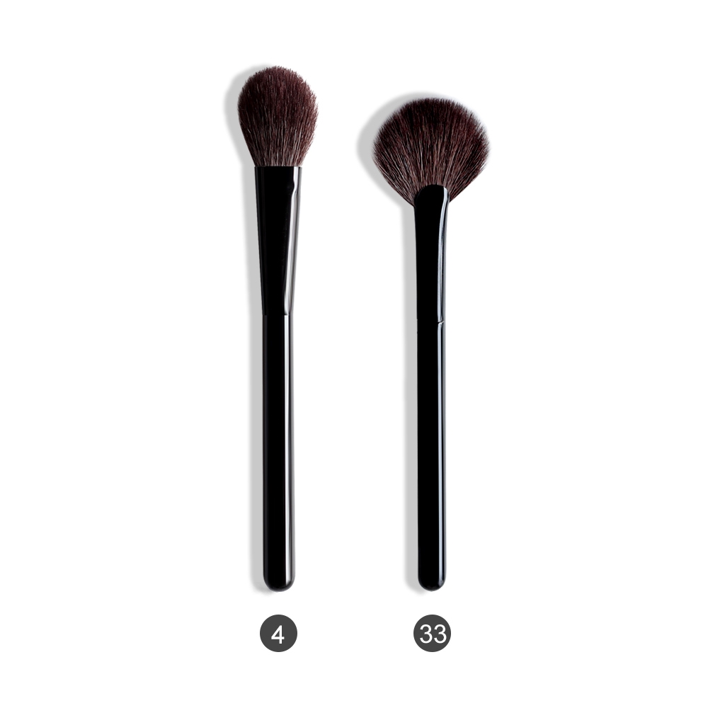 Set 2 Cọ Đánh Phấn Trang Điểm OVW DLH4 33 Chuyên Nghiệp Đa Năng Chất Lượng Cao