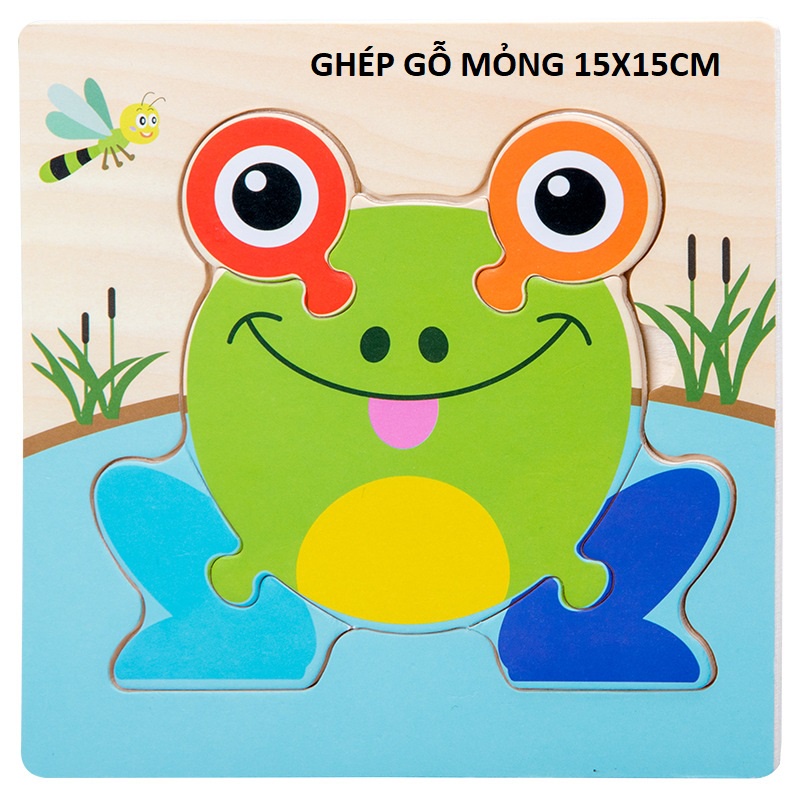 Đồ Chơi Trẻ Em Ghép Hình Nổi 3D Bằng Gỗ Thông Minh Montessori Nhiều Màu Sắc Giúp Bé Sáng Tạo Và Phát Triển Trí Tuệ