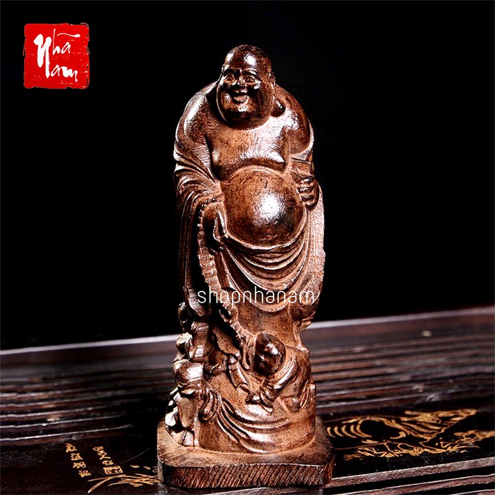 Tượng gỗ mini đài sen Đế sen kê tượng phật bằng gỗ