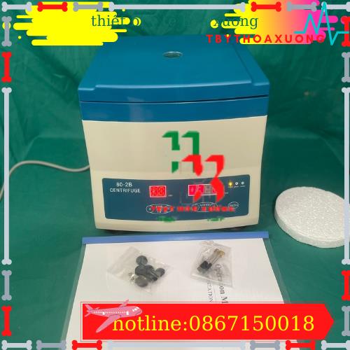 Máy Li Tâm 12 Ống Điện Tử 80-2B - Máy Tách Huyết Tương 80-2B
