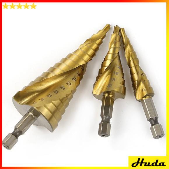 MŨI KHOAN THÁP - BỘ MŨI KHOAN TẦNG CHÂN LỤC GIÁC  -  đồ làm mộc