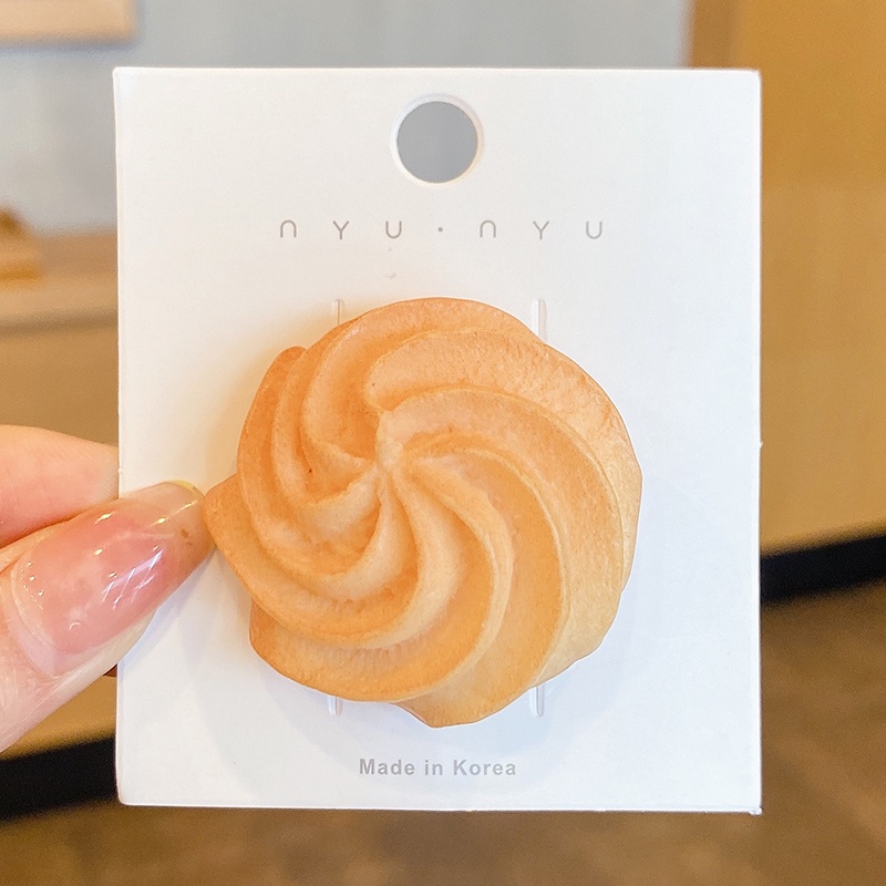 Kẹp Tóc Hình Bánh Quy Dễ Thương Cho Bé Gái