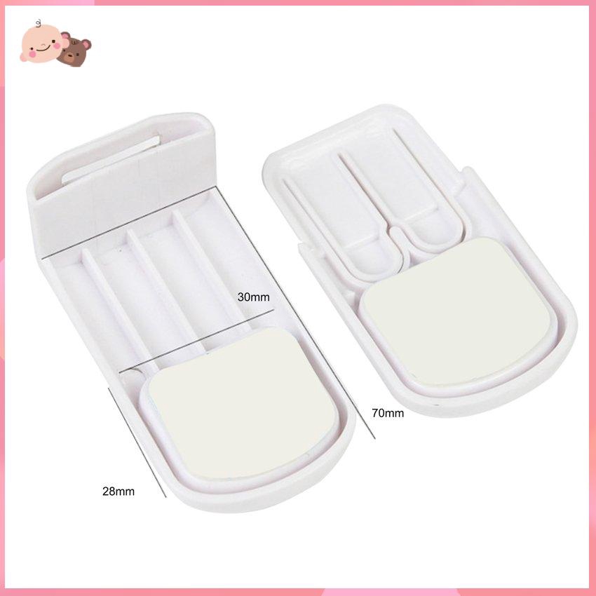 Khóa cố định ngăn cửa tủ/ cửa kéo thiết kế vuông góc tiện dụng